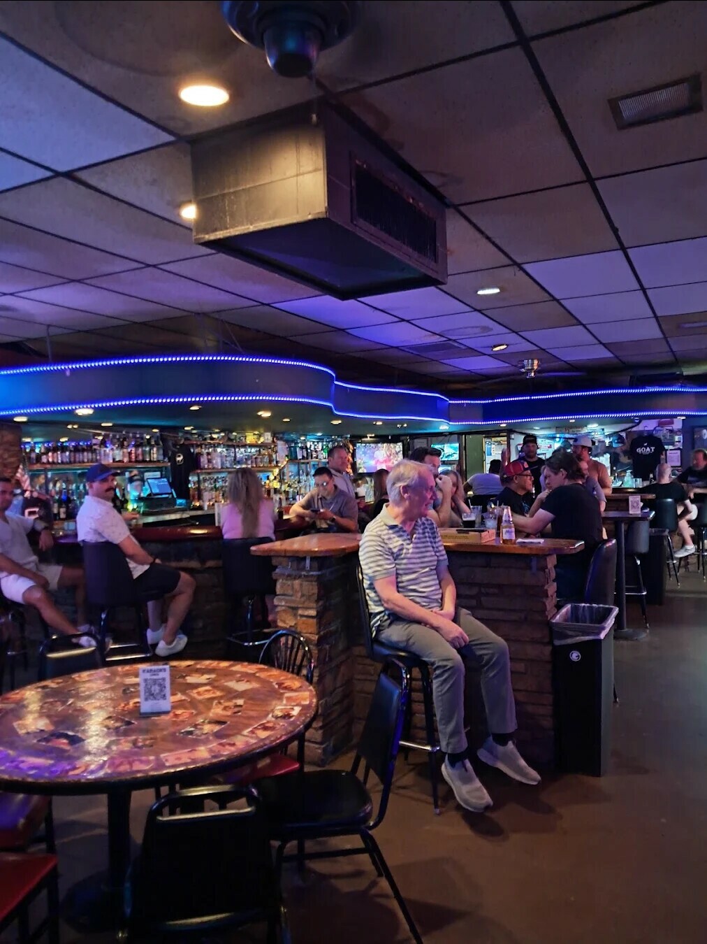 A view inside The Goat